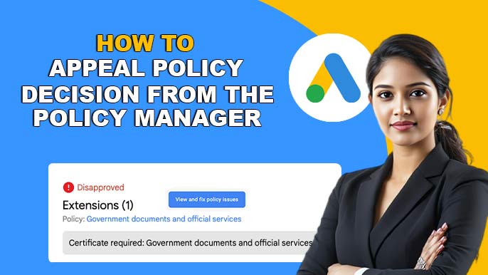 appeal policy decisions from the “Policy manager”